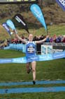 Fionnuala Britton wins the senior womens BUPA Great Edinburgh Cross country.
